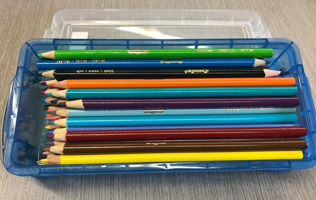 colored pencil set photo